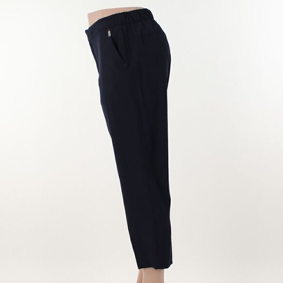 Tommy Hilfiger Cropped Flat-Front Pants - Midnight - Size 10 - Picture 3 of 5